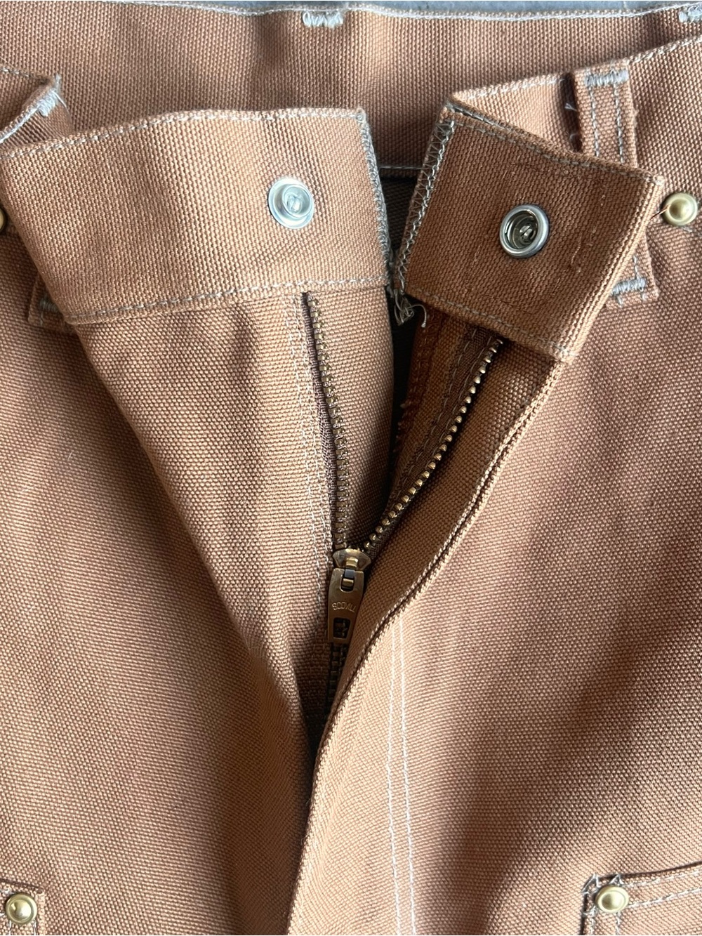 NWT Vintage 70’s/80’s Carhartt 62W Firm Duck Double Knee Carpenter Pants 36x32 - Picture 7 of 8